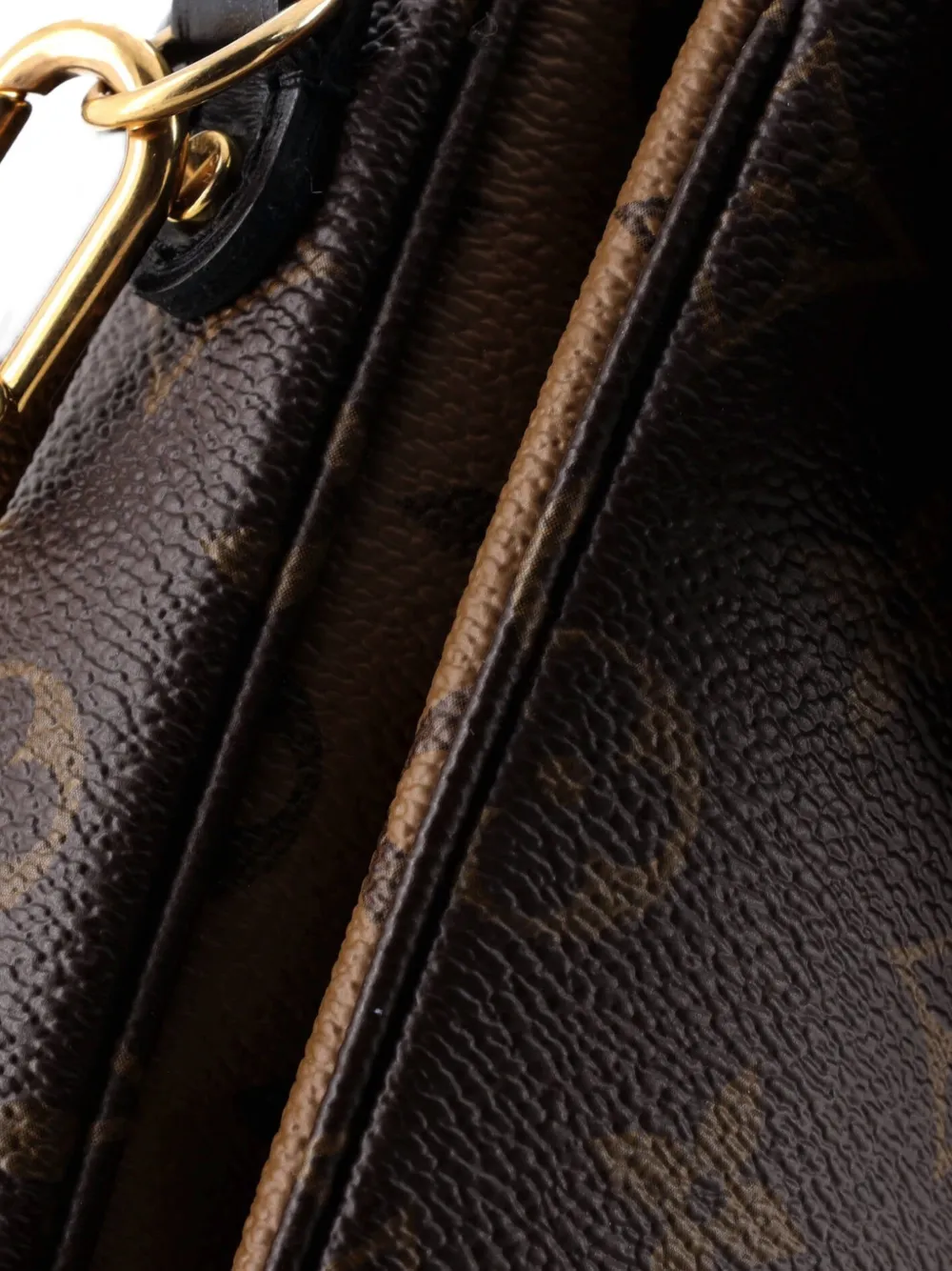 Louis Vuitton Pre-owned Pochette Metis Reverse Monogram Canvas Crossbody Bag in Brown, view 5