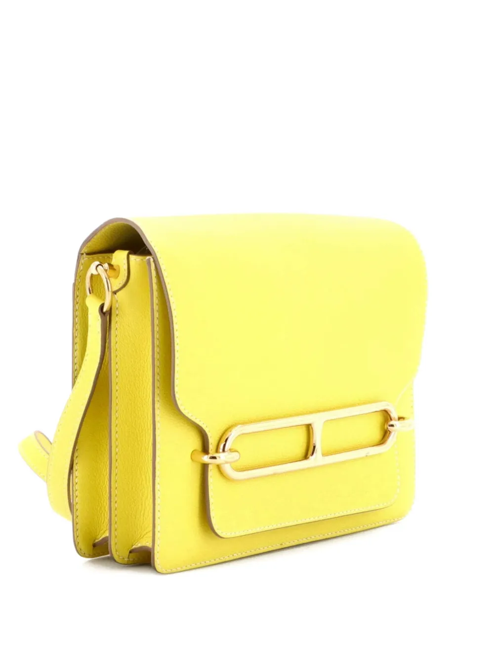 Hermès Pre-Owned Roulis Bag Evercolor 23 crossbody bag - Giallo