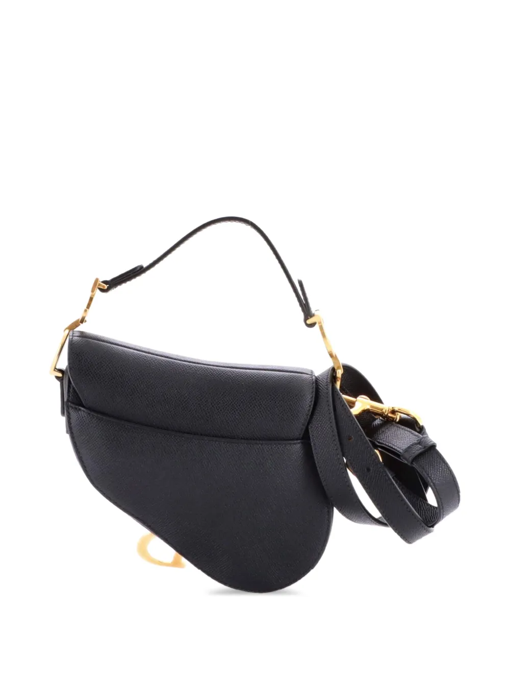 Saddle Handbag With Strap Leather Mini Shoulder Bag