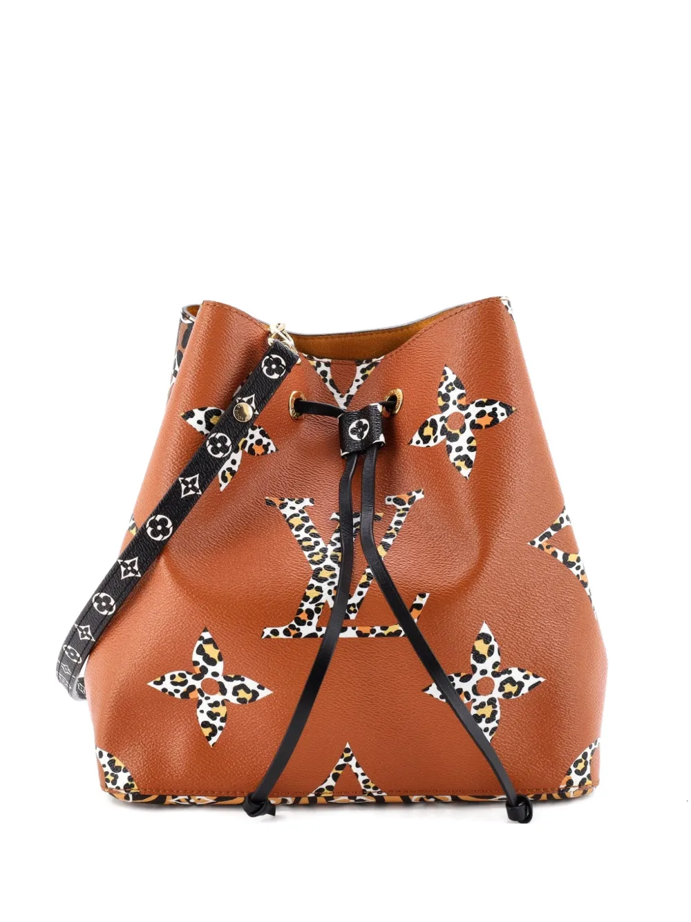 Louis Vuitton Pre-Owned NeoNoe Handbag Limited Edition Jungle Monogram Giant bucket bag - Marrone