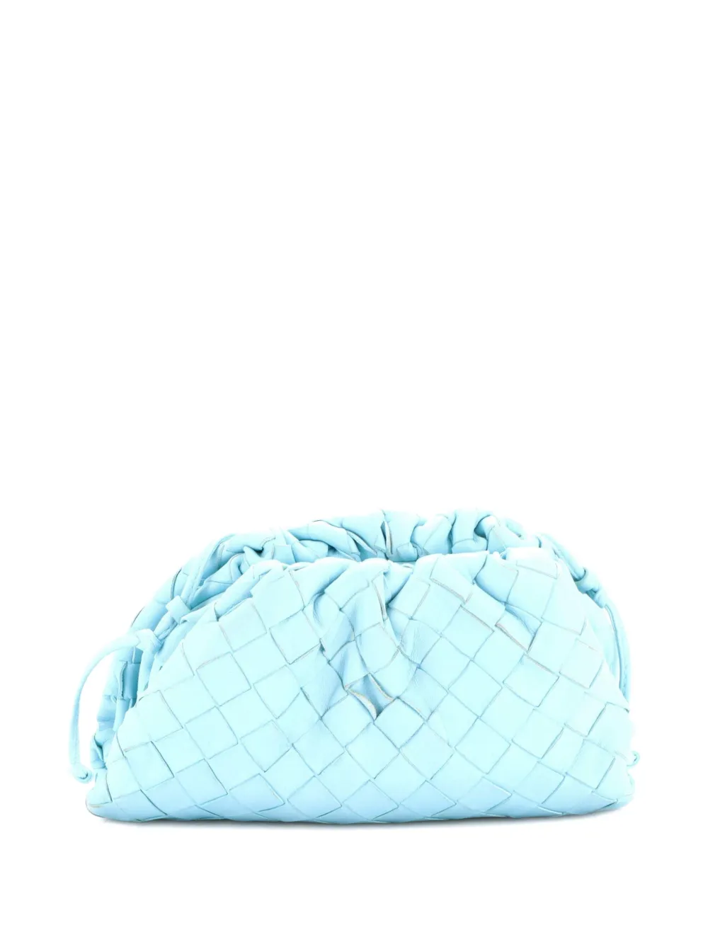 Bottega Veneta Pre-Owned The Pouch Intrecciato Nappa Mini crossbody bag - Blu