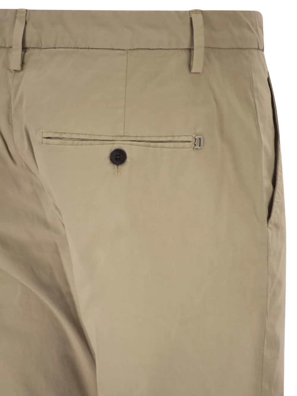 DONDUP Broek met riemlussen Beige