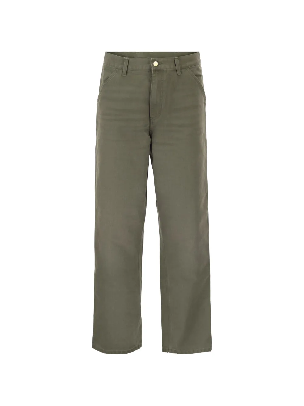Carhartt Single Knee Cotton Jeans In Green