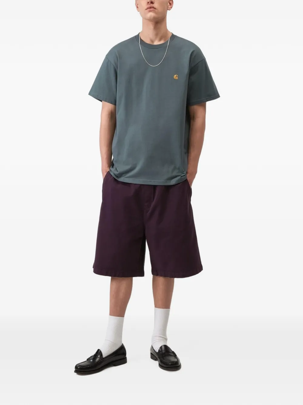 Carhartt WIP Katoenen T-shirt Blauw