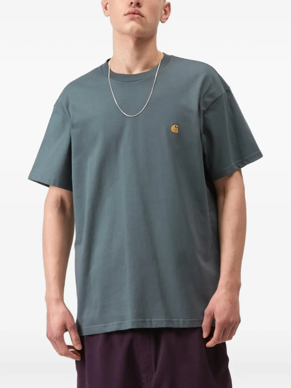 Carhartt WIP Katoenen T-shirt Blauw