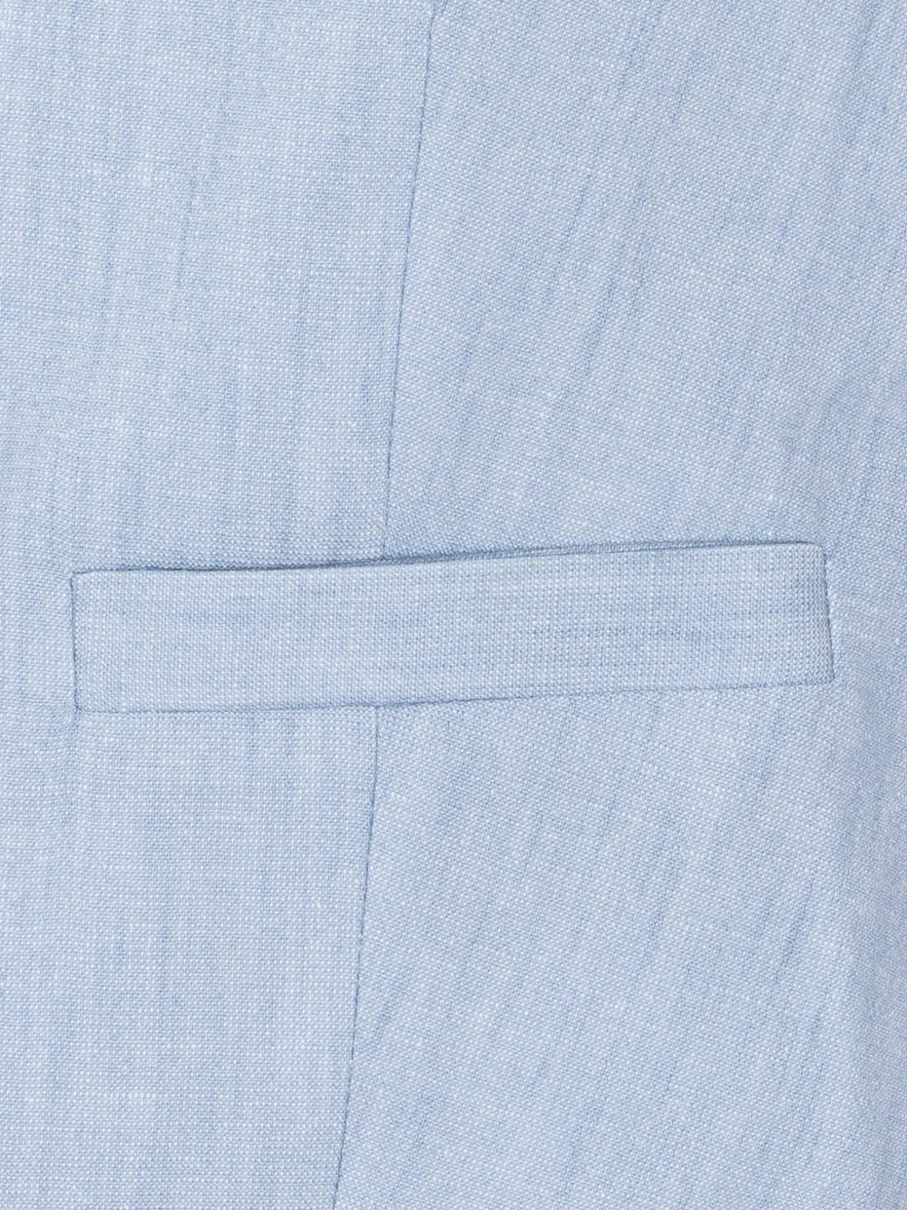 Eleh Gilet met knopen en V-hals Blauw