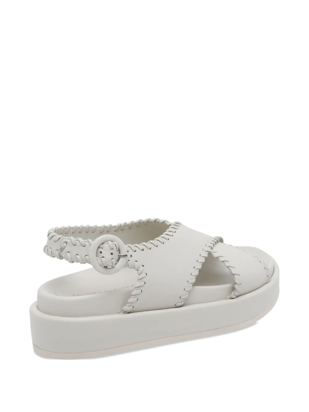 Paloma Barceló Leren sandalen Beige