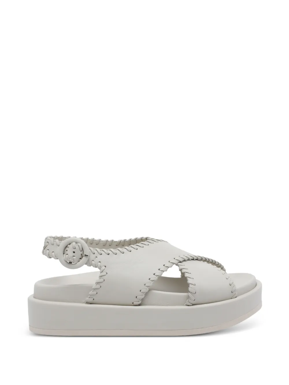 Paloma Barceló Leren sandalen Beige