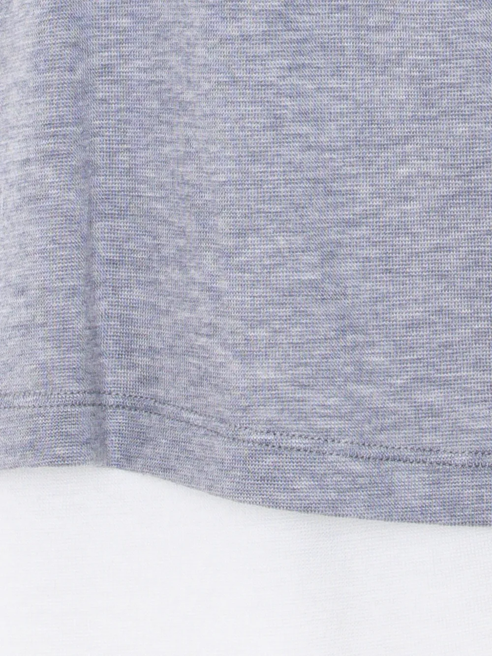  Eleh Contrasting Long-sleeves Top - Grey 
