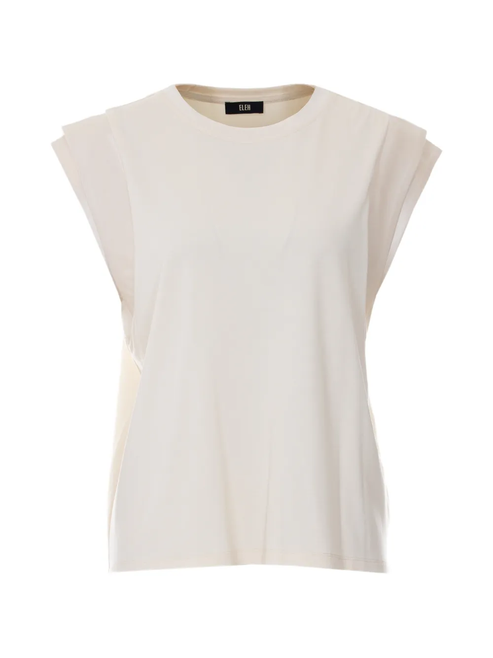 Eleh satin detail panna top - Toni neutri