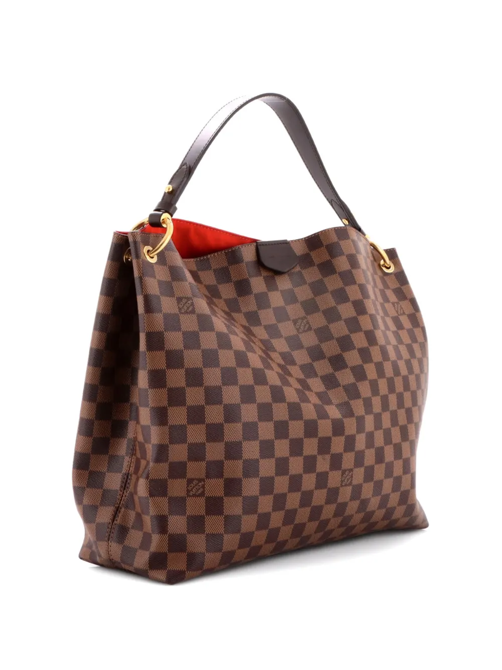 Louis Vuitton Pre-Owned Graceful Handbag Damier MM hobo bag - Marrone