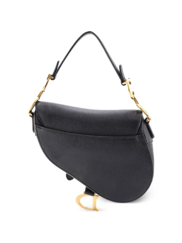 Christian Dior Pre-Owned サドル ハンドバッグ レザー ミニ