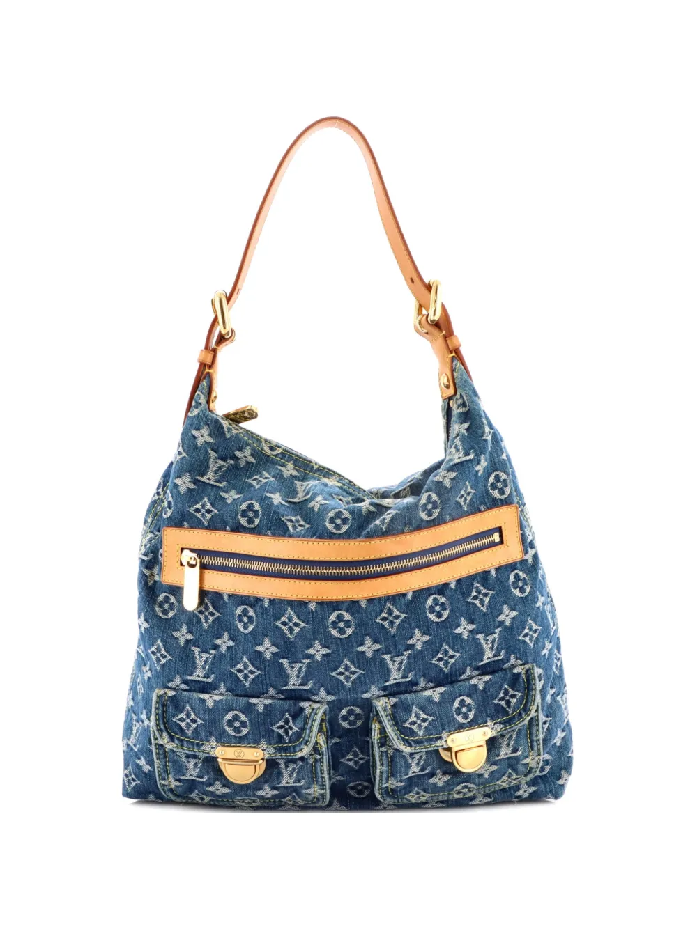 Louis Vuitton Pre-Owned Baggy Handbag Denim GM shoulder bag - Blu
