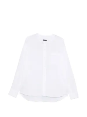 SaintLaurent ウィングチップ Saint Laurent ウィングチップカラー シャツ | ホワイト | FARFETCH JP