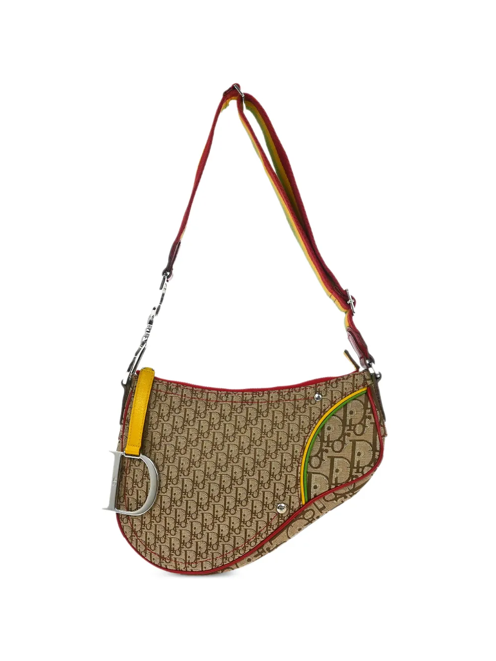 Christian Dior Pre-Owned 2004 Trotter saddle shoulder bag - Toni neutri