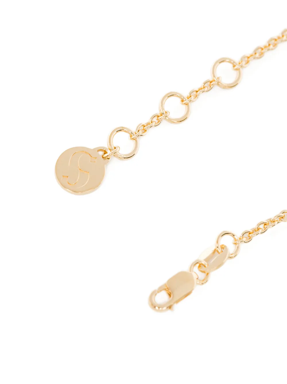  Stolen Girlfriends Club Sentimental Script Bracelet - Gold 