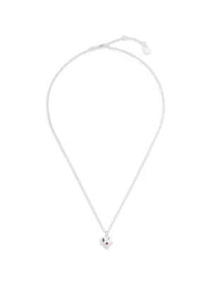 Stolen Girlfriends Club Sentimental Script Necklace | Silver