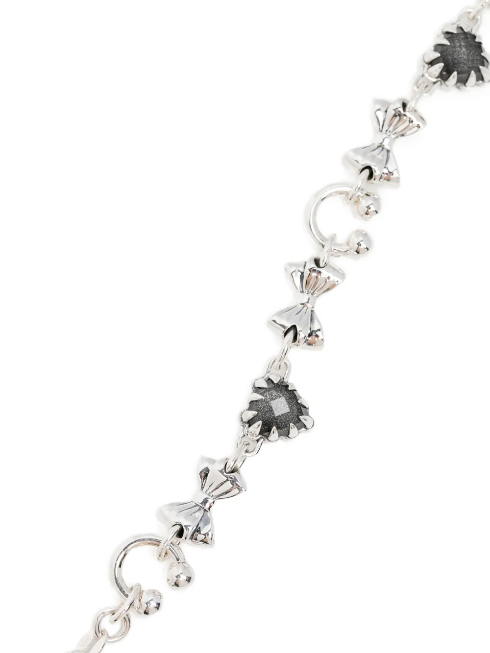  Stolen Girlfriends Club Gothic Sentiment Bracelet - Silver 