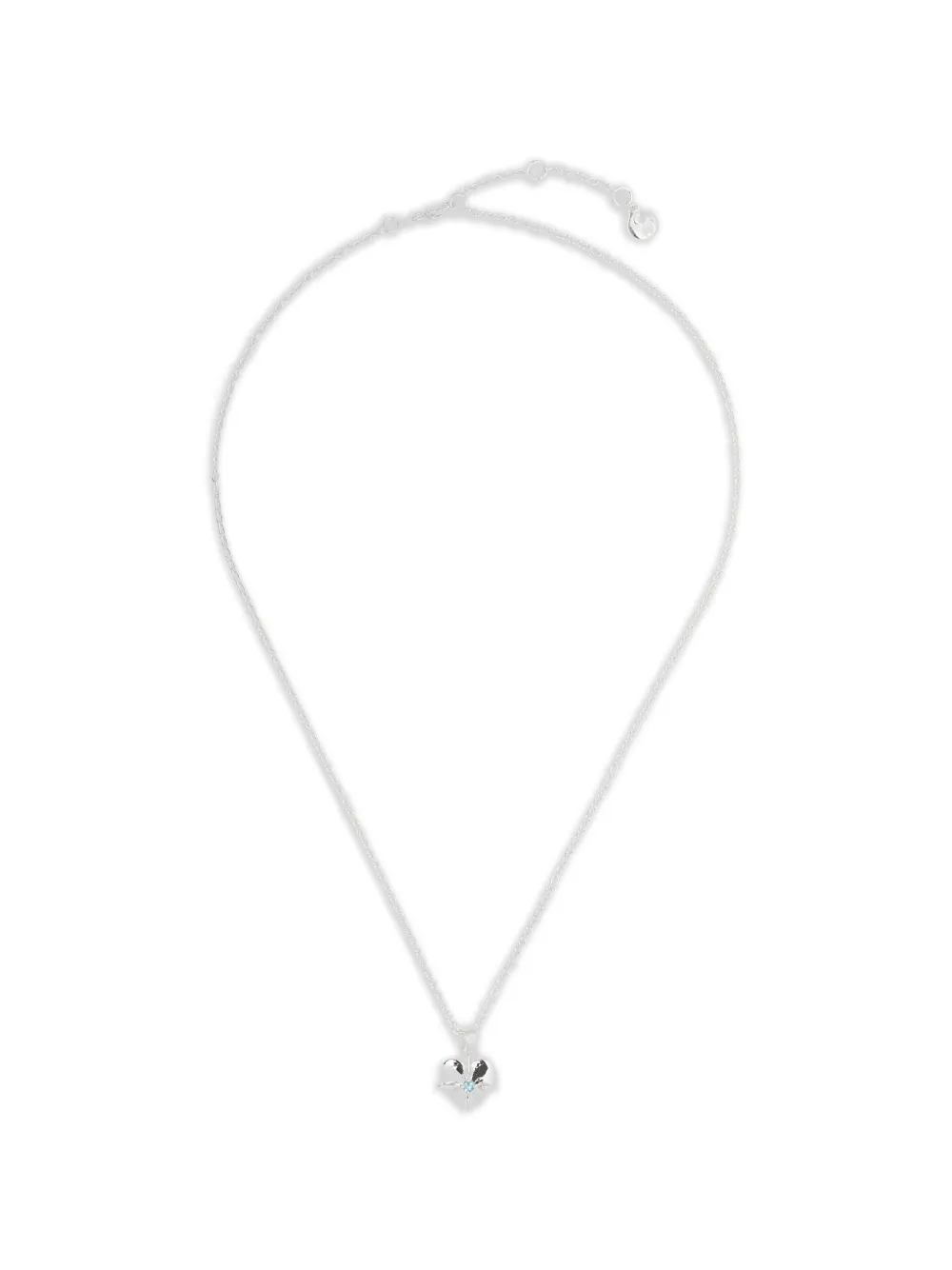 Stolen Girlfriends Club December Heart necklace - Argento