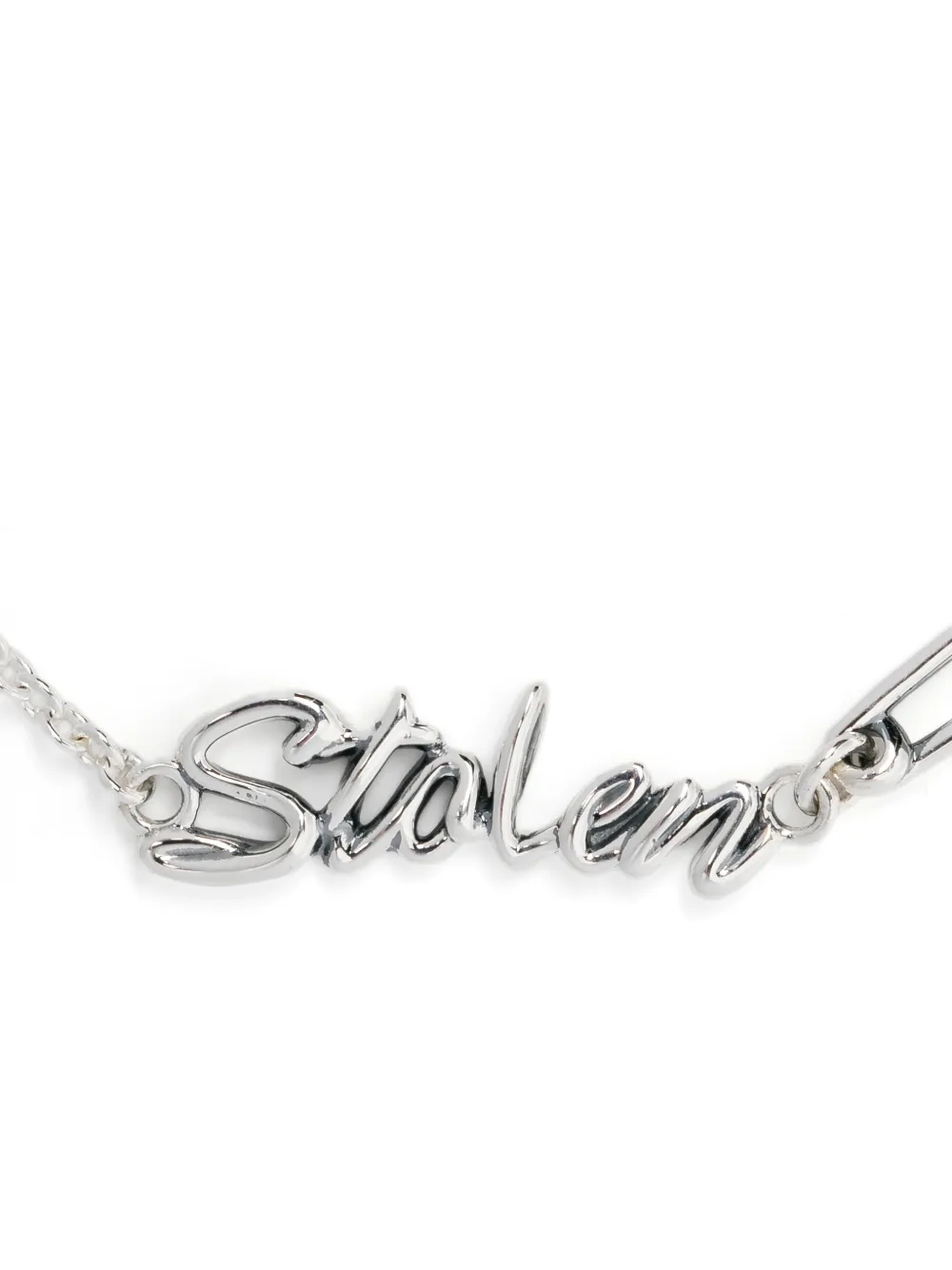  Stolen Girlfriends Club Sentimental Script Bracelet - Silver 