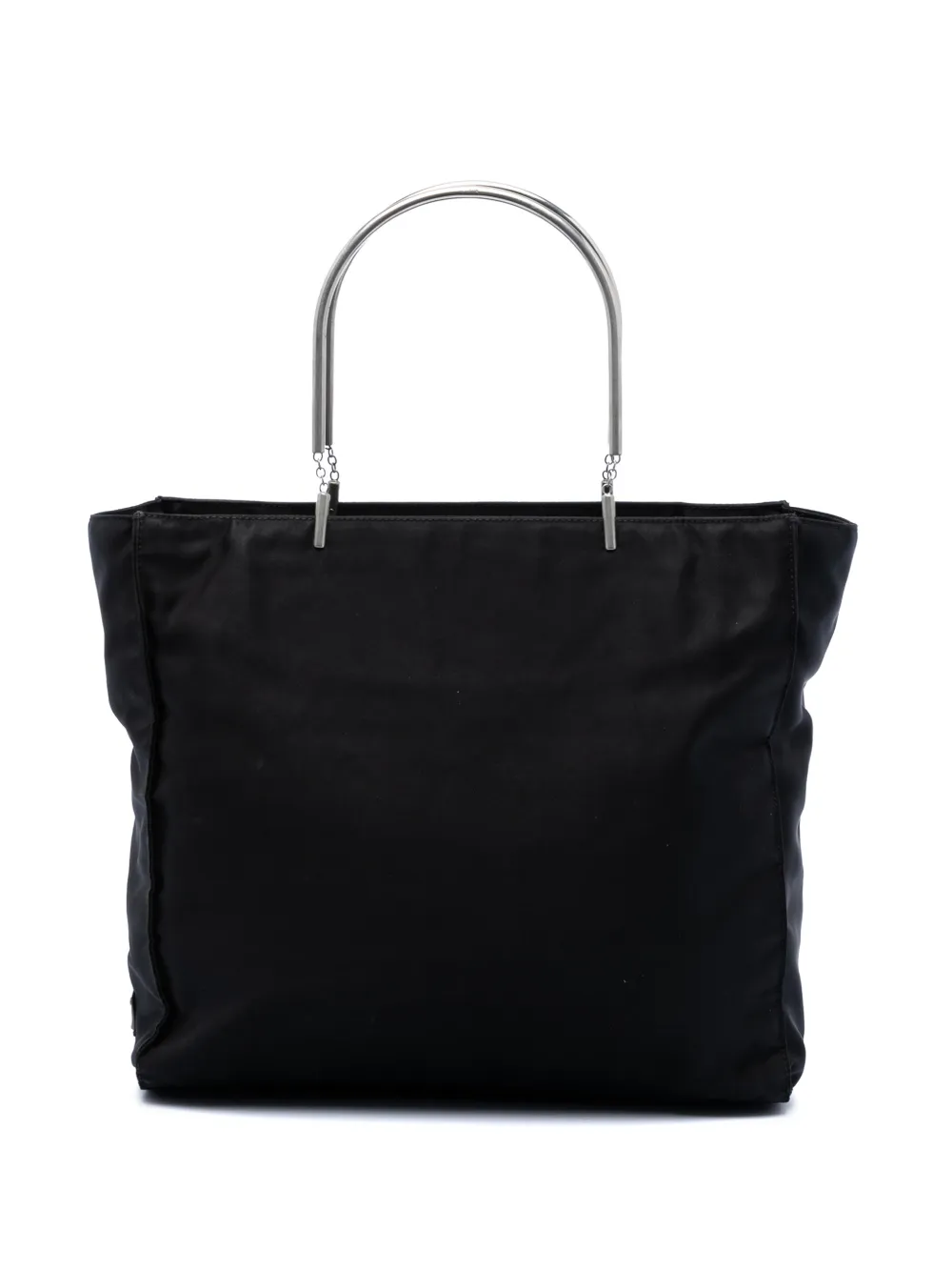 Prada Pre-Owned 2000-2013 Tessuto Metal Handle Bag tote bag - Nero