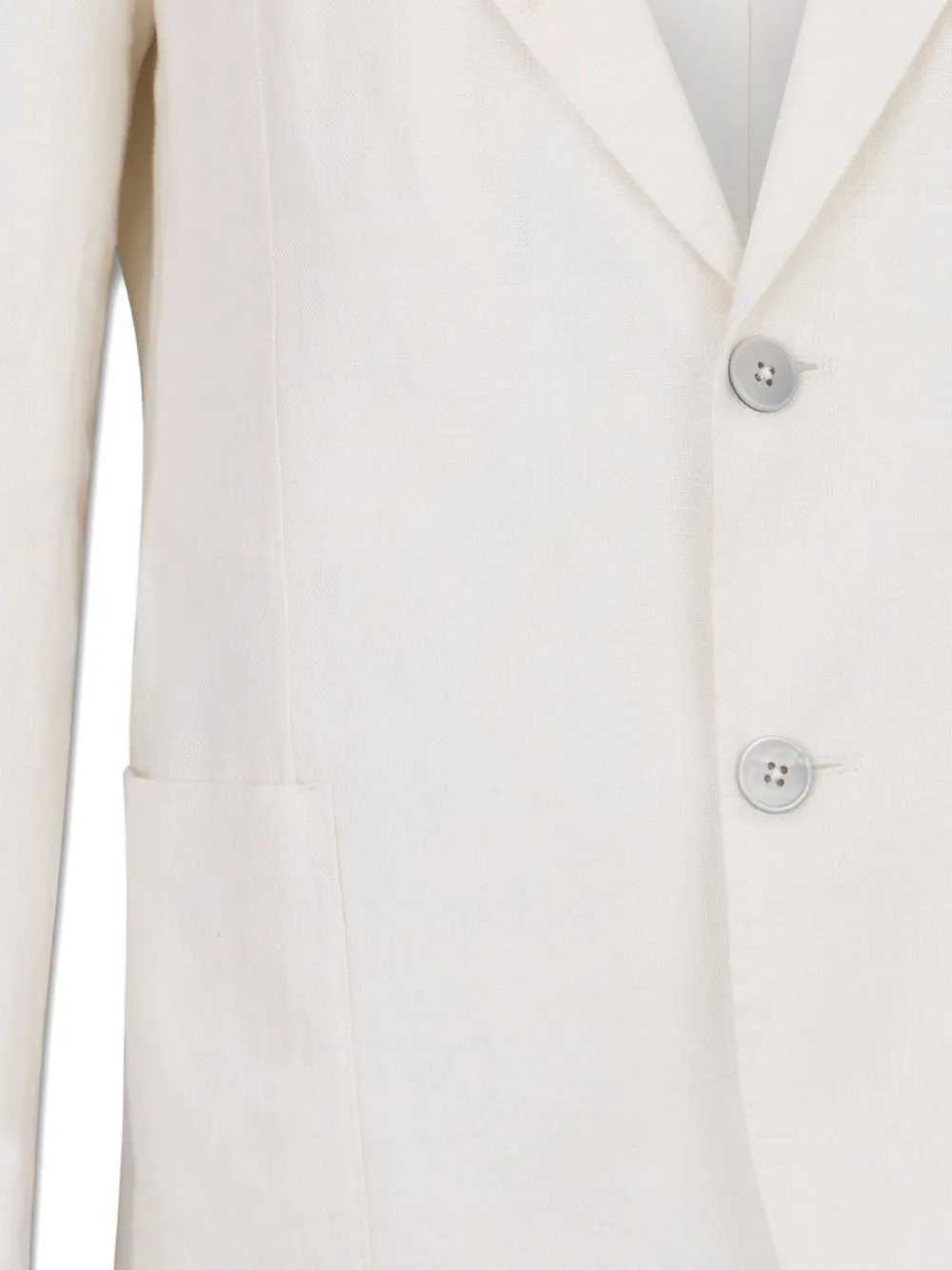 Brooks Brothers Blazer met enkele rij knopen Beige