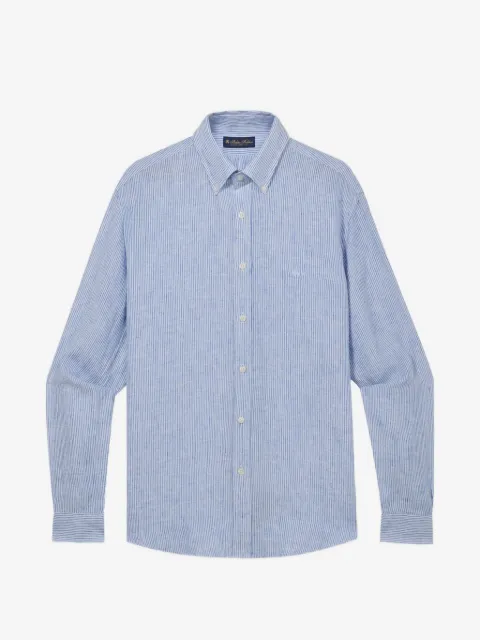 Brooks Brothers Gestreiftes Leinenhemd