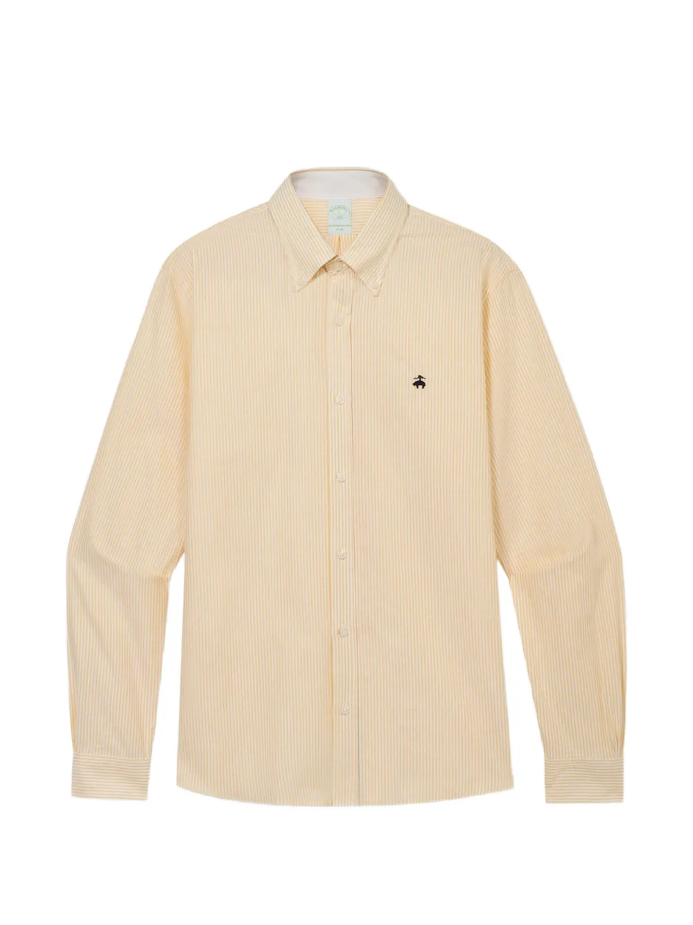 Brooks Brothers button-down embroidered logo shirt - Giallo