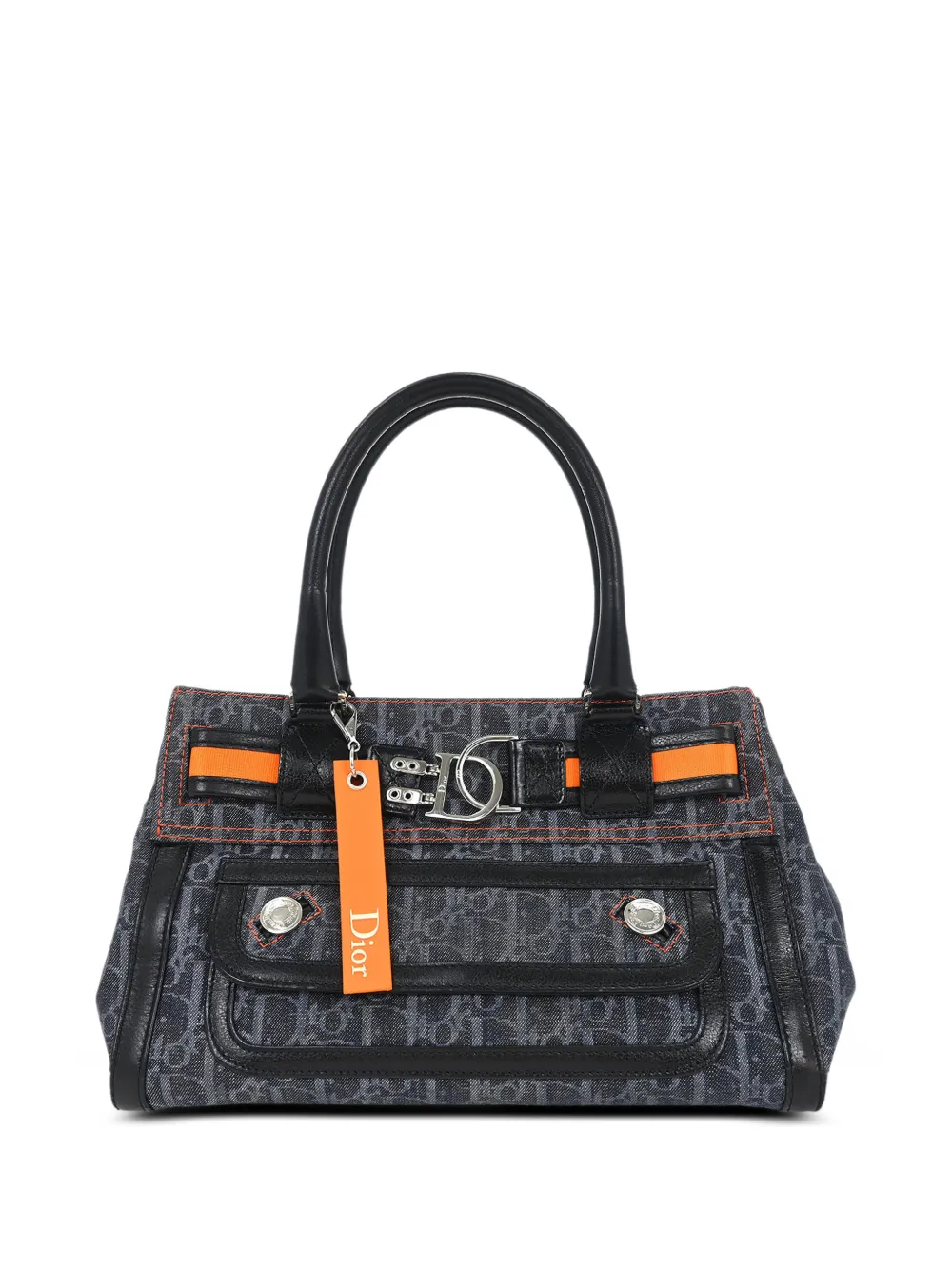 Christian Dior Pre-Owned Borsa tote Trotter Flight 2005 - Blu