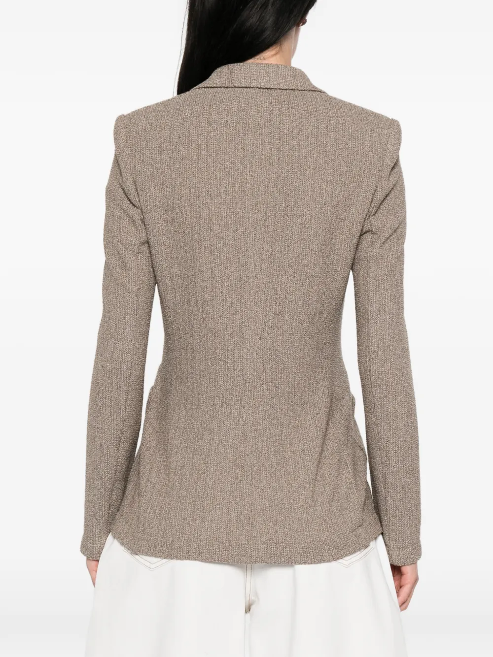 Harris Wharf London Blazer met dubbele rij knopen Bruin