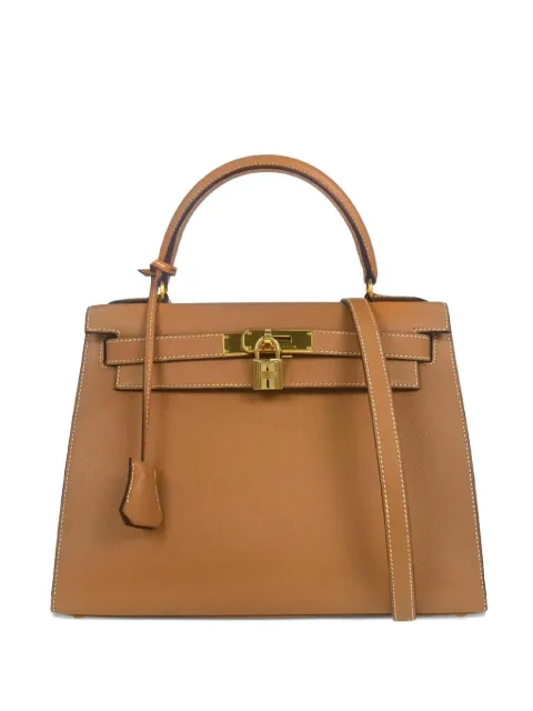 Hermès Pre-Owned tote 28 Kelly Courchevel 1990