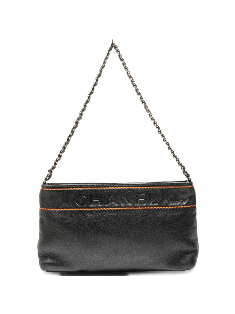 CHANEL Pre-Owned 2004 wild stitch lambskin shoulderbag - Nero
