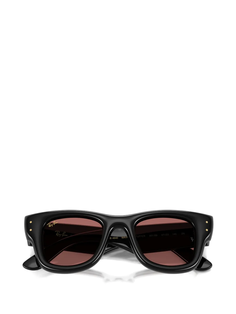 Ray-Ban x A$AP Rocky Wayfarer Puffer zonnebril Zwart