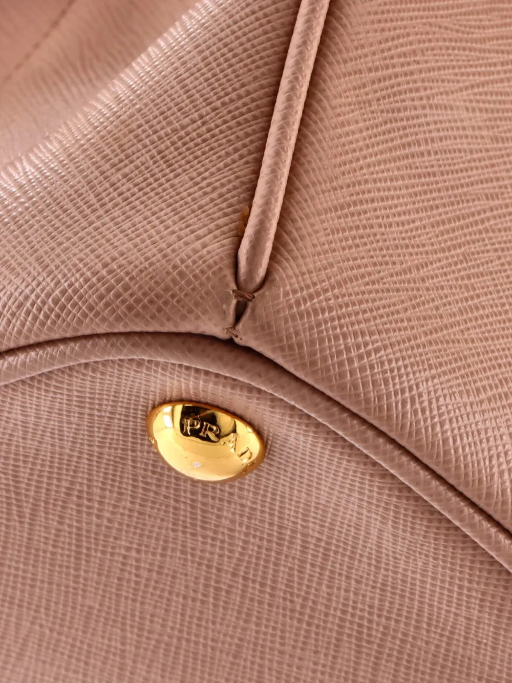 Lux Open Saffiano Leather Large Tote Bag