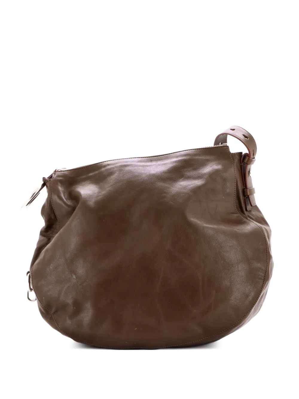 Burberry Pre-Owned Knight Leather Medium shoulder bag - Marrone