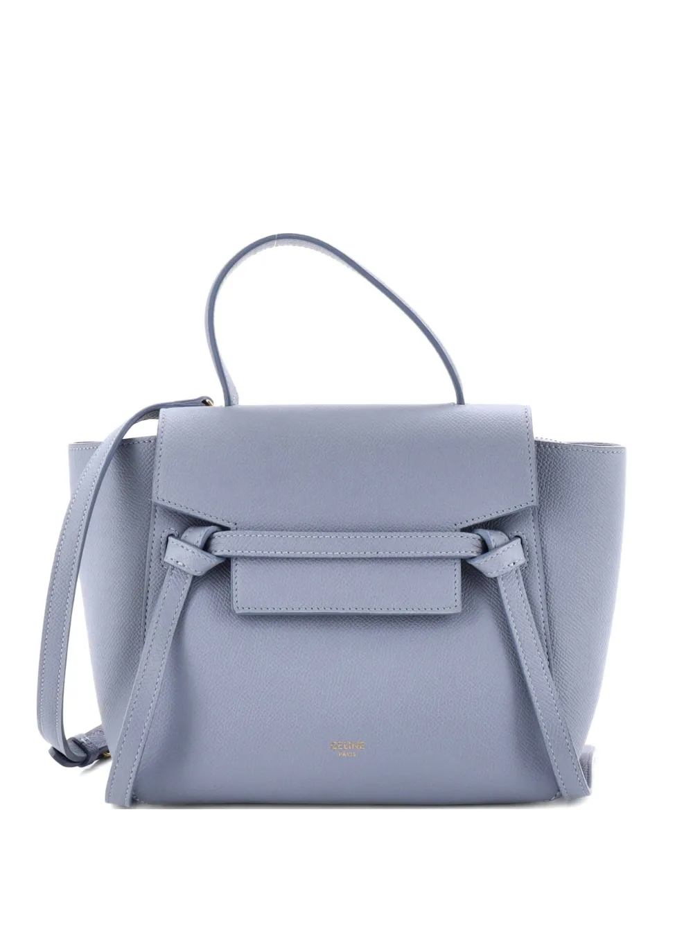 Celine Pre-Owned Belt Bag Textured Leather Nano shoulder bag - Blu