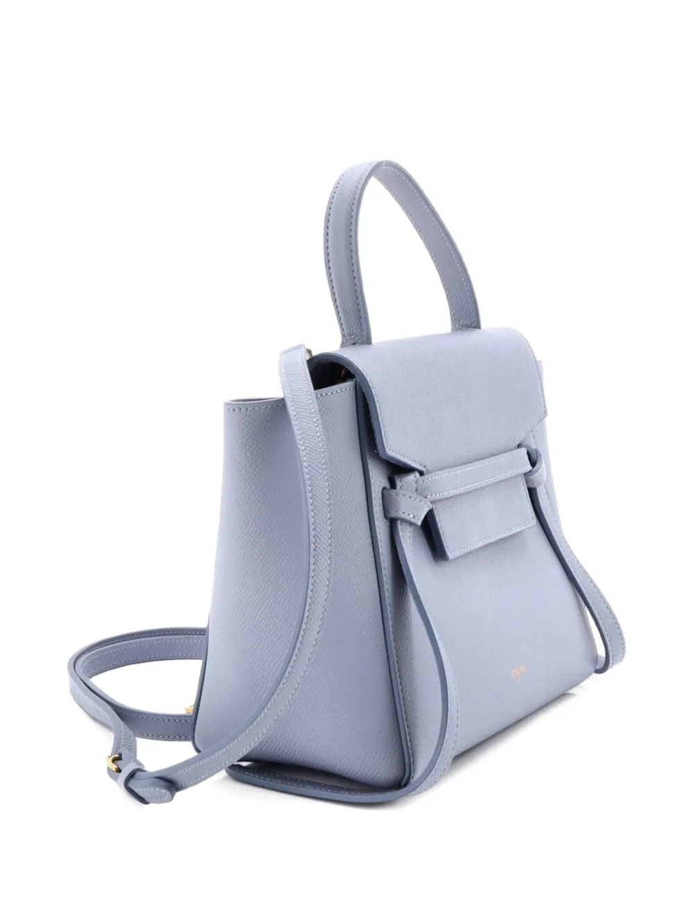 Belt Bag Textured Leather Nano Shoulder Bag