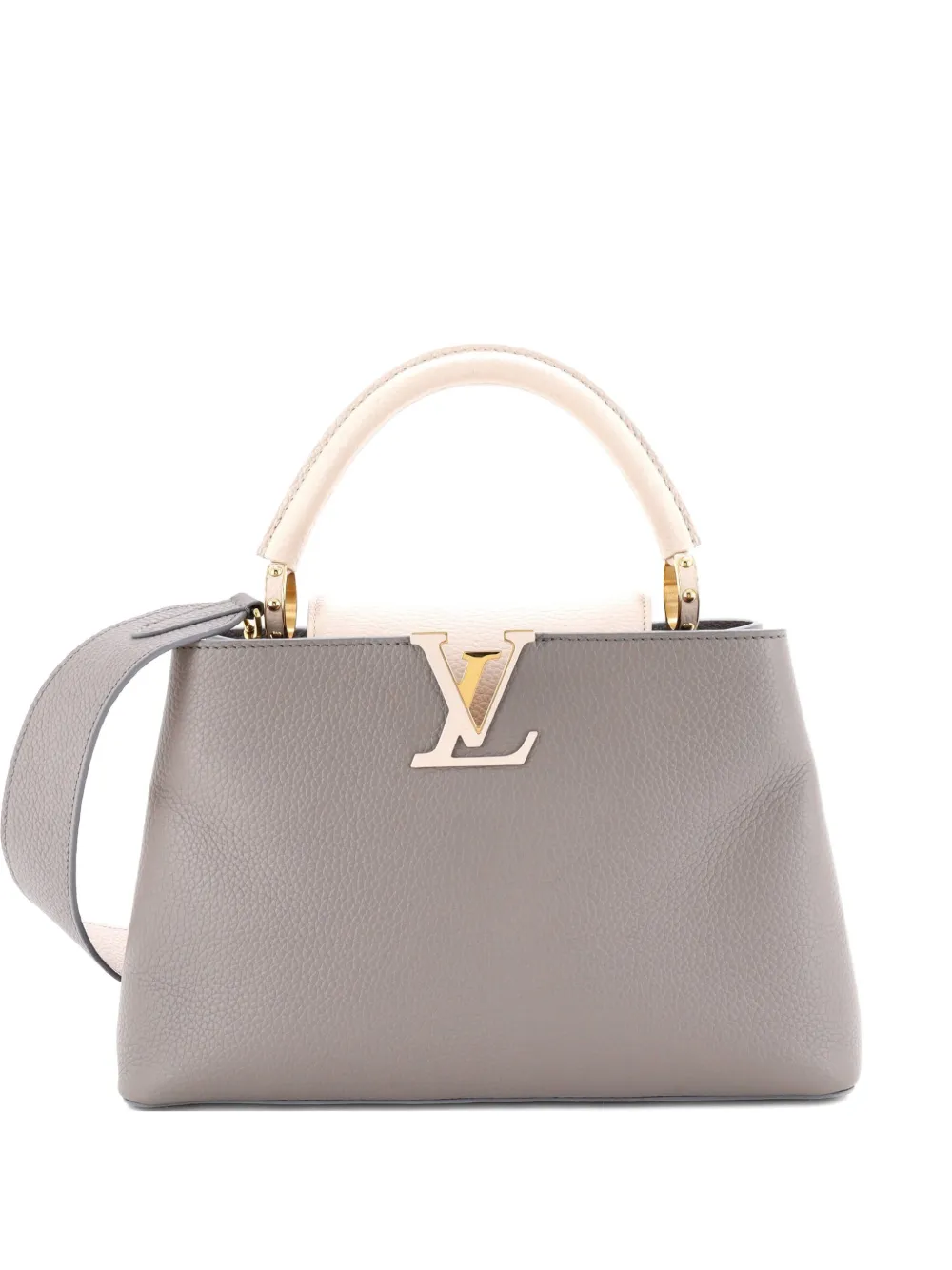 Louis Vuitton Pre-Owned Capucines Bag Leather PM satchel - Grey