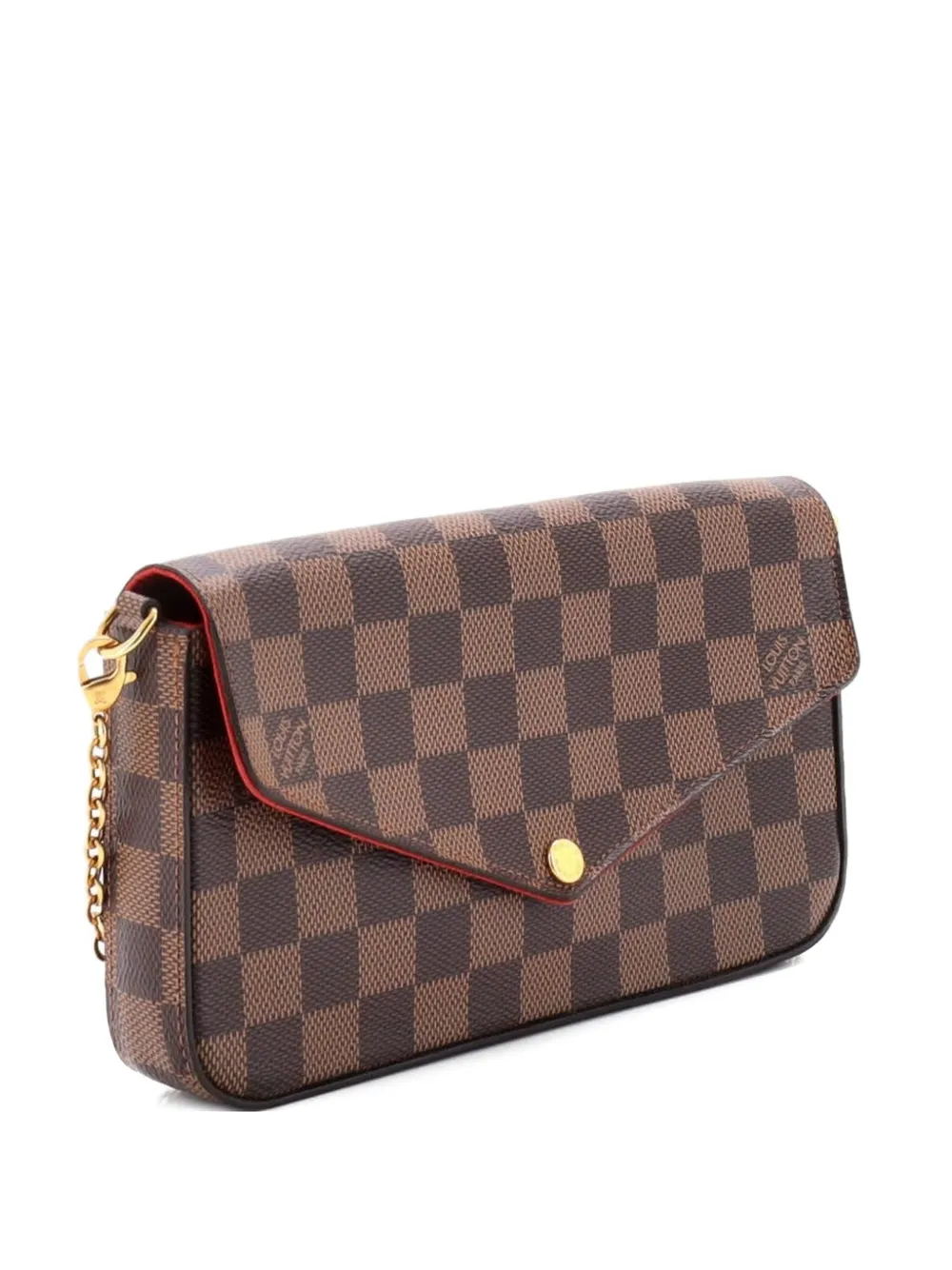 Louis Vuitton Pre-Owned Felicie Pochette Damier crossbody bag - Marrone