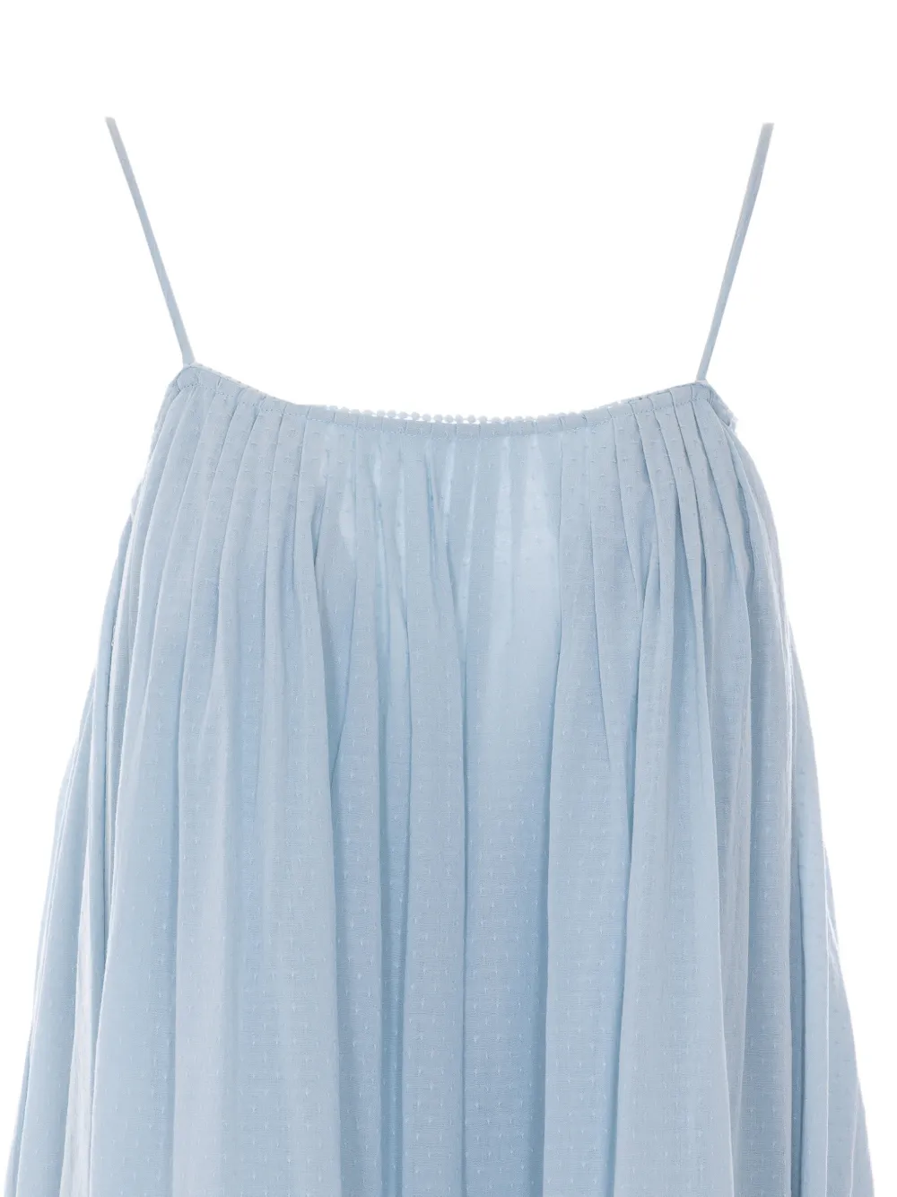 Spaghetti Straps Embroidered Dress