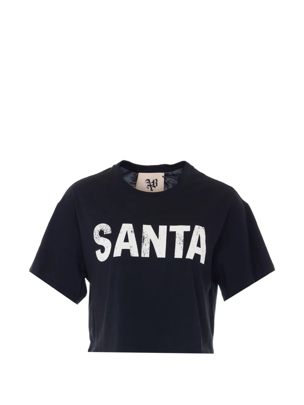 Aniye By Sante print crewneck top - Blu