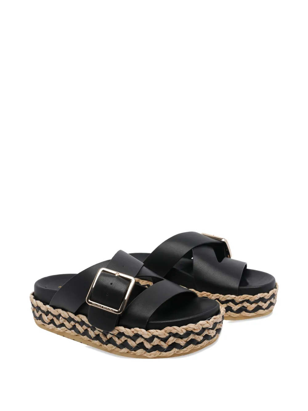 Paloma Barceló Sandalen met gespdetail Zwart