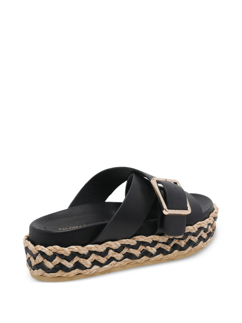  Paloma Barceló Buckle-detail Platform Sandals - Black 