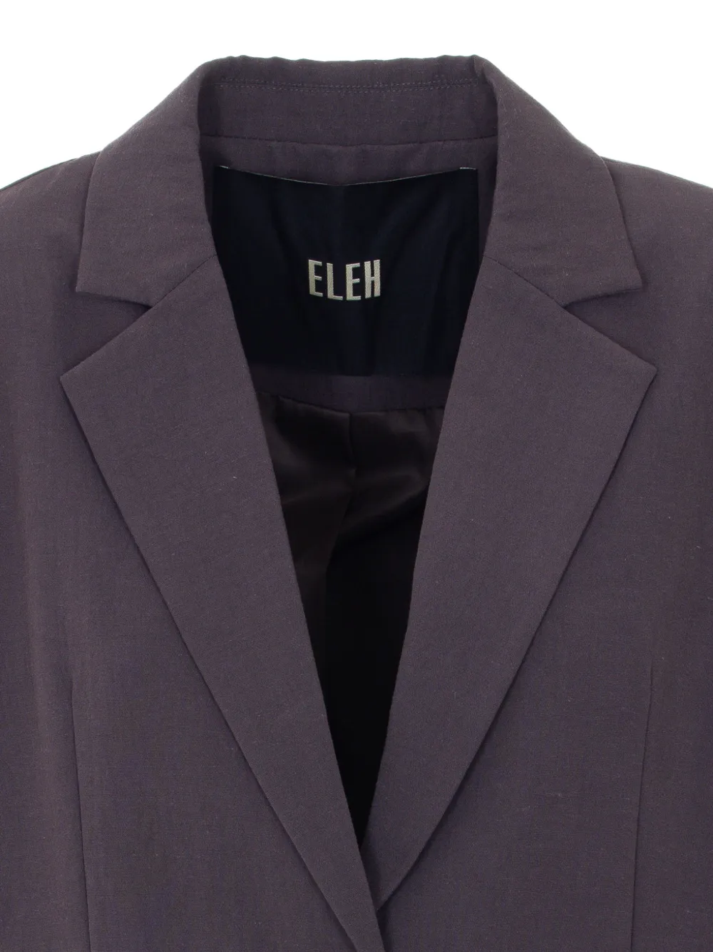 Eleh Blazer met V-hals en voorzak Paars
