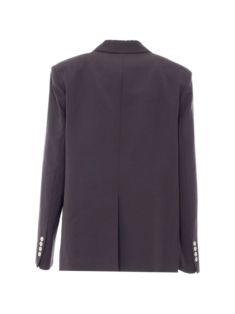  Eleh V-neck Frontal-pocket Blazer - Purple 