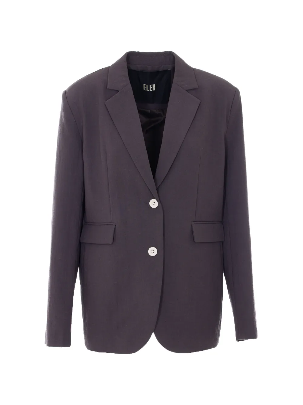Eleh V-neck frontal-pocket blazer - Viola
