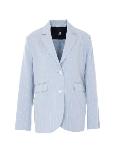 Eleh Gestreepte blazer met V-hals