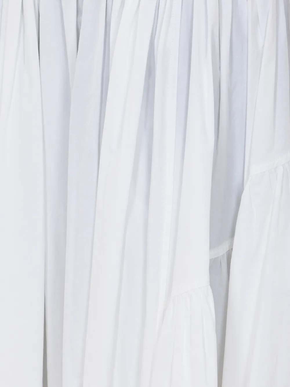  Eleh Ruched-effect Maxi Skirt - White 