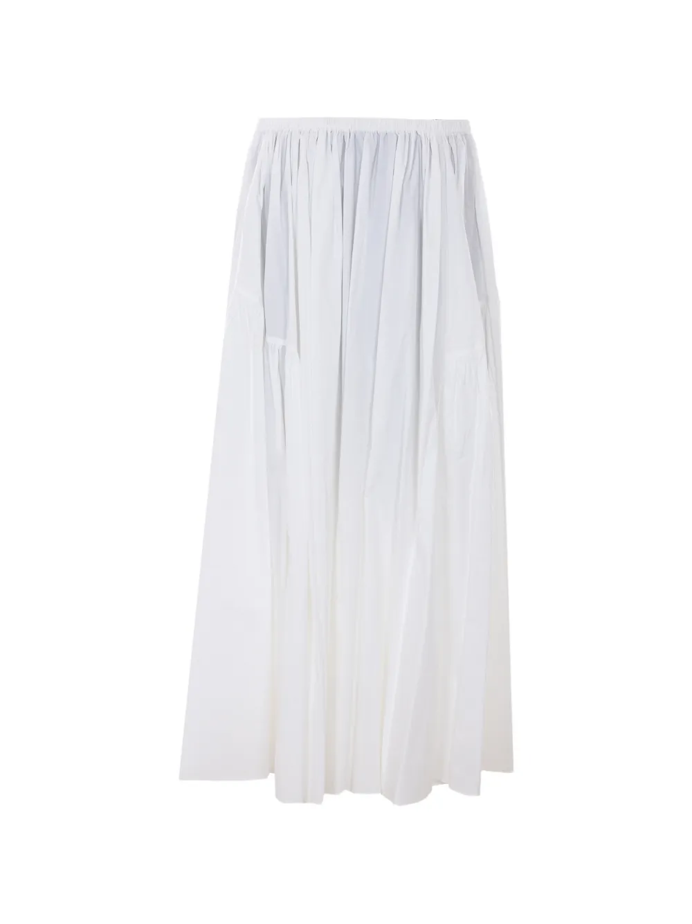  Eleh Ruched-effect Maxi Skirt - White 