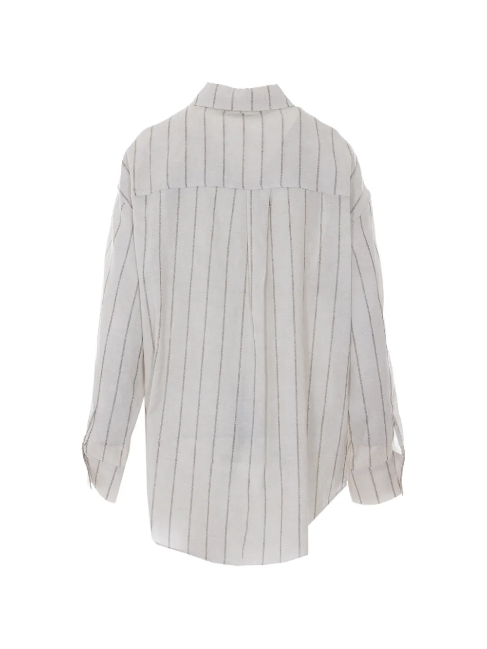  Eleh Chest-pocket Striped Shirt - Neutrals 